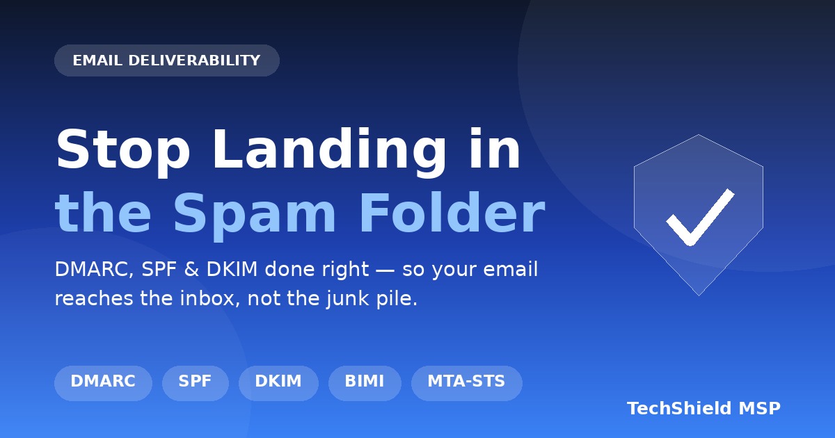 Why Your Emails Land in Spam (and How DMARC, SPF & DKIM Fix It)